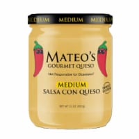 Mateo's Medium Salsa Con Queso Gourmet Queso Perspective: Main