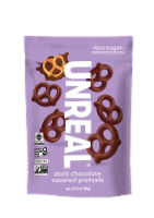 Unreal® Dark Chocolate Covered Pretzels Perspective: Main
