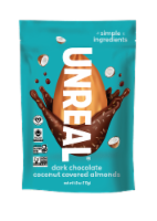 Unreal® Dark Chocolate Coconut Covered Almonds Perspective: Main