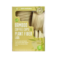 Greenlid Compostable Bamboo Coffee Cups & Plant Fiber Lids Perspective: Main
