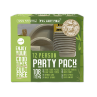 Greenlid 12 Person Compostable and Biodegradable Party Pack Perspective: Main
