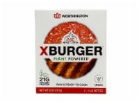 Worthington Plant-Based Raw Vegan XBURGER Patties 2 Count Perspective: Main