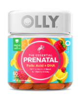 Olly The Essential Prenatal Folic Acid & DHA Sweet Citrus Multivitamin Gummies
