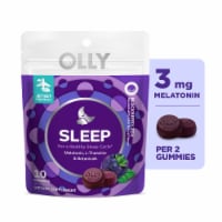 OLLY Sleep Blackberry Flavor Gummy Supplement Melatonin 3mg Perspective: Main