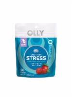 OLLY Goodbye Stress Berry Flavor Gummy Supplement GABA and L-Theanine Perspective: Main