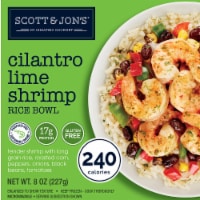 Scott & Jon's® By Cheating Gourmet Cilantro Lime Shrimp Rice Bowl Frozen Meal Perspective: Main