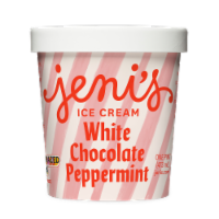 Jeni's White Chocolate Peppermint Ice Cream Pint Perspective: Main