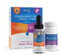 Synthovial Seven Liquid HA + 30 caps of Resveratrol & Grape Seed Extract
