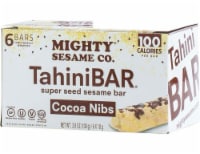 Mighty Sesame Co Cocoa Nibs Tahini Bars
