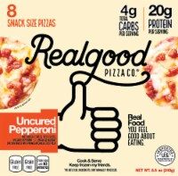 The Real Good Food Company Low Carb Pepperoni Pizza Snack Bites Perspective: Main
