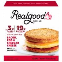 The Real Good Food Company® Bacon Egg & Cheese Breakfast Sandwiches