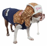 Touchdog Snowadayz Pom Pom Pet Hooded Sweater
