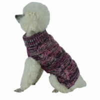 Pet Life Royal Bark Heavy Cable Knitted Designer Fashion Dog Sweater