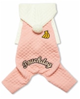 Touchdog Fashion Designer Full Body Quilted Pet Dog Hooded Sweater Perspective: Main