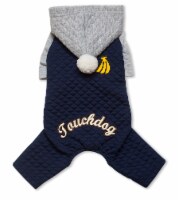 Touchdog Fashion Designer Full Body Quilted Pet Dog Hooded Sweater Perspective: Main