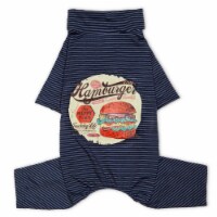 Touchdog Onesie Lightweight Breathable Printed Full Body Pet Dog T-Shirt Pajamas Perspective: Main