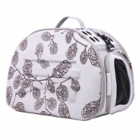 Pet Life B52LGYMD Narrow Shelled Lightweight Collapsible Transportable Pet Carrier