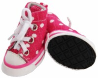 Pet Life Extreme-Skater Canvas Casual Grip Pet Sneaker Shoes - Set Of 4