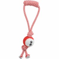 Pet Life Pull Away Rope And Tennis Ball