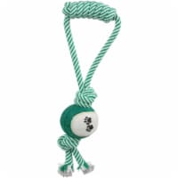 Pet Life Pull Away Rope And Tennis Ball