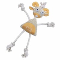 Pet Life Jute And Rope Plush Doll Mannequin - Pet Toy