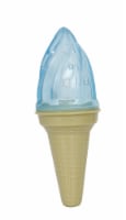 Pet Life Ice Cream Cone Cooling Water Fillable And Freezable Dog Chew And Teether Toy