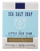 Little Seed Farm Sea Salt Bar Soap Perspective: front