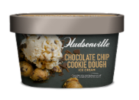 Hudsonville Chocolate Chip Cookie Dough Ice Cream Tub Perspective: Main