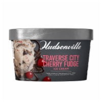 Hudsonville Traverse City Cherry Fudge Ice Cream Tub Perspective: Main