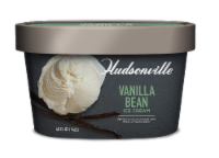 Hudsonville Vanilla Bean Ice Cream Tub Perspective: Main