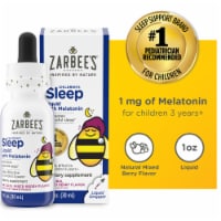 Zarbee’s Children’s Sleep Liquid with Melatonin, Natural Berry Perspective: Main
