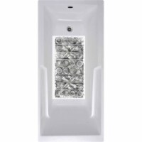 VersaTraction's Kahuna Grip Bathmat - Black Tiles
