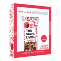 This Saves Lives Dark Chocolate & Cherry Bars Perspective: Main