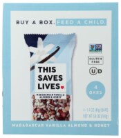 This Saves Lives Madagascar Vanilla Almond & Honey Bars Perspective: Main