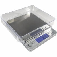 Optima Home Scales TI-502 Titanium Stainless Steel Platform Large Pocket Scale - 500 x 0.01 g