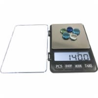 Optima Home Scales NI-602 Nitro Pocket Weight Scale with Large Display & Tray, Black & Silver