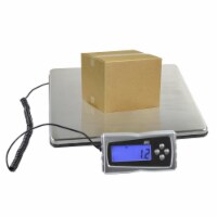 Optima Home Scales CMD-330 Commander Stainless Steel Shipping Platform Scale with Indicator