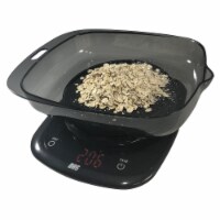 Optima Home Scales COS-5000-BT Cosmos Bluetooth Kitchen Weight Scale, Black