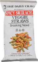 The Daily Crave Spicy Sriracha Veggie Straws