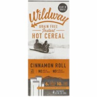 Wildway Cinnamon Roll Instant Hot Cereal - Case of 4 - 7 OZ