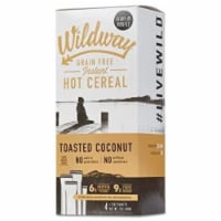 Wildway Hot Cereal - Toasted Coconut - Case of 4 - 7 oz.