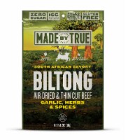True Jerky Gluten Free South African Savory Beef Biltong Jerky