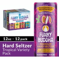 Funky Buddha Premium Hard Seltzer Tropical Variety Pack Perspective: Main