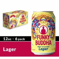 Funky Buddha Vibin' Groovable Amber Lager Craft Beer Perspective: Main