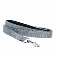 JoJo Modern Pets Padded Grip Dog Leash (5ft) - Gray