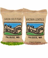 Palouse Brand 10 LBS Legume Bundle: Brown Lentils, Green Split Peas ( 5 Lbs each)