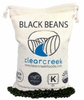 Clear Creek Black Beans, Dry, 4 LBS Re-Sealable Kraft Bag