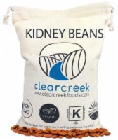 Clear Creek Kidney Beans, Light Red, 4 LBS Kraft Re-Sealable Bag