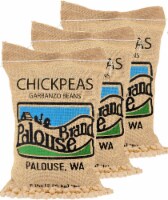 Palouse Brand Chickpeas/Garbanzo Beans Pack, 15 LBS ( 3 - 5 LB Burlap Bags)