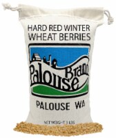 Palouse Brand Red Winter Wheat Berries, 3 LBS Drawstring Cotton Bag